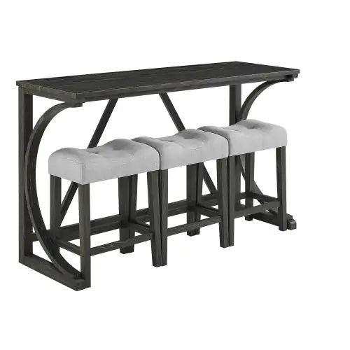 Power Outlet Bar Table & Chair Combo