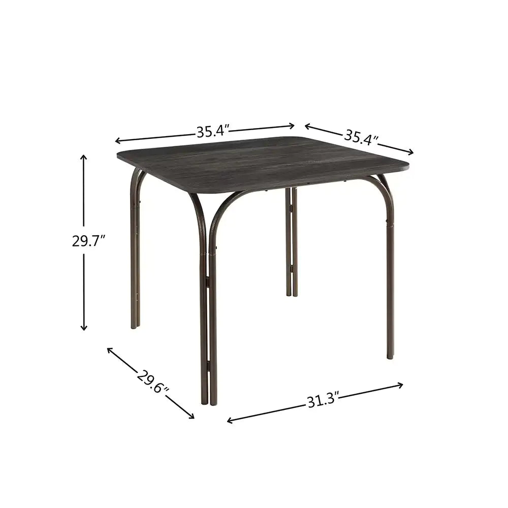 Oblivis Modern Elegant 4 Chair Wood Table